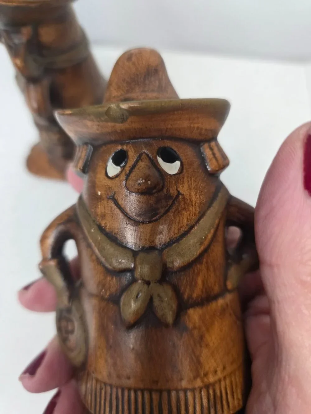 Vintage Treasure Craft USA Cowboy Cowgirl Salt & Pepper Shakers